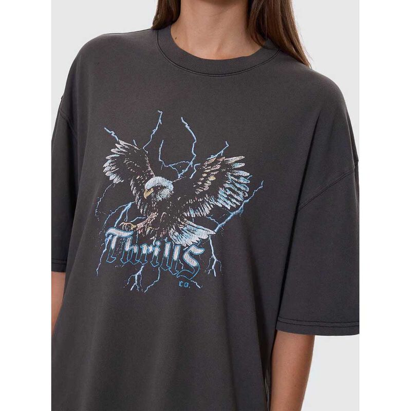 Thrills Run For The Hills Oversized Tee image number 2